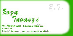 roza tavaszi business card